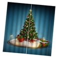 thumbnail image 2 of Cortinas navideñas perfecl Cortinas de Navidad 3D 2 paneles 55 x 39, 2 of 8