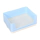 thumbnail image 4 of Caja de arena, caja de inodoro de esquina con rejilla para mascotas, bandeja de arena para animales pequeños para hurones, conejos, chinchillas azul, 4 of 9