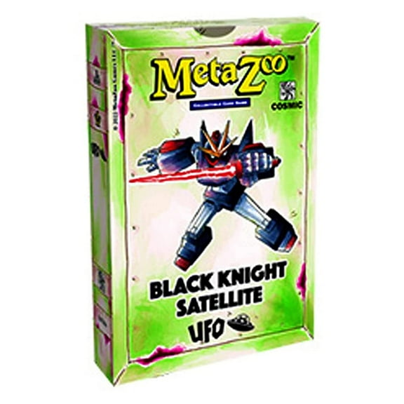 MetaZoo: Cryptid Nation TCG - UFO 1st Edition Cosmic Theme Deck - Black Knight Satellite [Card Game, 2-6 Players]