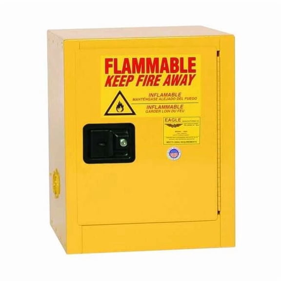 Eagle Mfg Flammable Liquid Safety Cabinet,Yellow 1904X