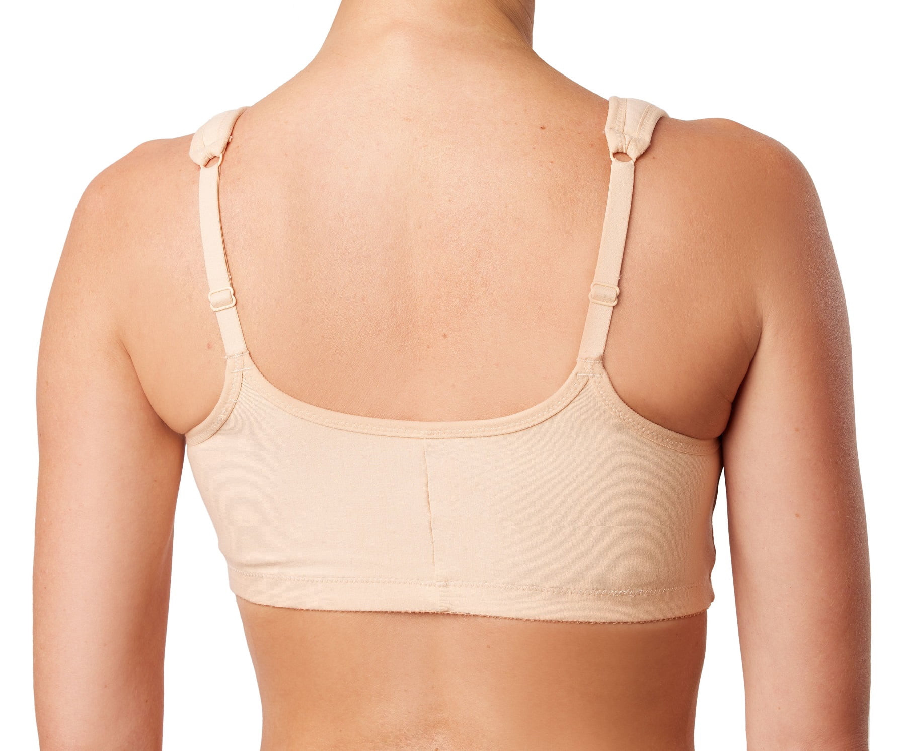 Alessandra B Front Closure Mastectomy Bra with Pockets Black