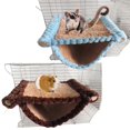 thumbnail image 2 of Winter Warm Hamster Hammock Hanging Beds House for Small Animal Cage Bird Squirrel Chinchillas Nests Pet Supplies Blue, 2 of 5