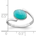 thumbnail image 2 of 925 Sterling Silver Oval Amazonite Ring Gemstone, 2 of 6