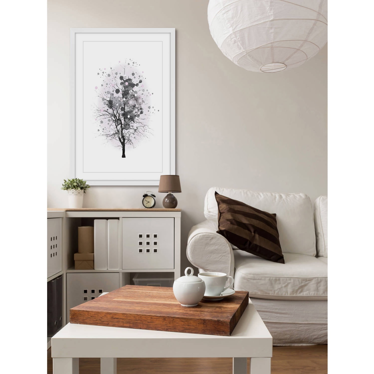 Marmont Hill "Branch Splash" by Katarina Snygg Framed Painting Print