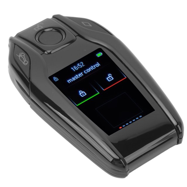 Llave De Coche Remota Inteligente, 5.0 Control Remoto Llavero Marco De aleación De Zinc Espera Larga Bloqueo Automático Antipérdida Anti Impacto Para Un Solo De