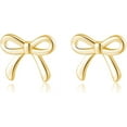 thumbnail image 6 of Solid 925 Sterling Silver Tiny Bow Earrings Stud for Women Teens Small Bowknot post Stud Earrings, 6 of 10