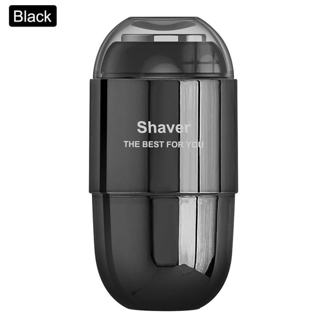 Mini Rasoir Électrique Portable Rasoir Barbe Tondeuse USB Rechargeable
