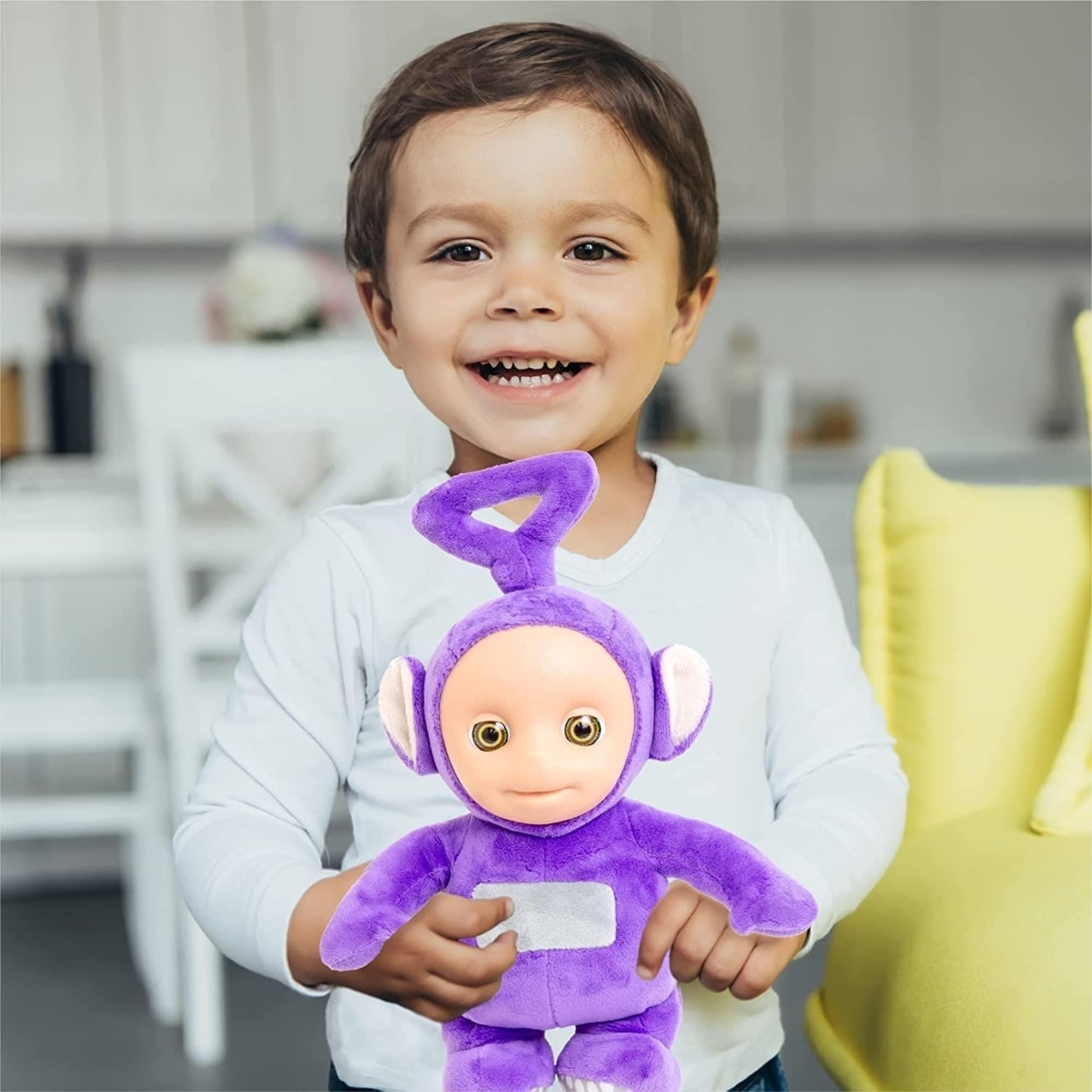 Teletubbies Talking Tinky Winky Purple Plush 11" Doll Giggles Teletubby Toy Mighty Mojo - image 4 of 6