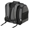 thumbnail image 6 of PawHut Foldable Pet Carrier Backpack with Two Storage Packets, Breathable Mesh, Transparent Window & Adjustable Shoulder Strap for Small Cats & Dogs Travel Hiking, Grey, 6 of 9