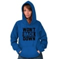 thumbnail image 4 of Won't Back Down Athletic Workout Hoodie Sweatshirt Women Men Brisco Brands X, 4 of 6