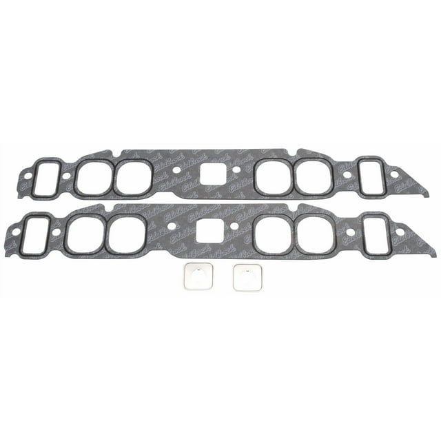 Edelbrock Intake Manifold Gasket 7203 Composite; 1.82 Inch x 2.05 Inch; 0.060 Inch Thick; Set Of 2
