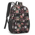 thumbnail image 2 of Pioneer Flower Floral Print Pattern 17" School Backpacks for Teens,Waterproof Oxford Fabric,S-Shape Padded Straps for School,Travel,Hiking,Camping, 2 of 6