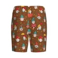 thumbnail image 7 of Daiia cute gnome Pumpkin Mens Woven Stretch Pajama Short,Short Pajama Pants-4X-Large, 7 of 7