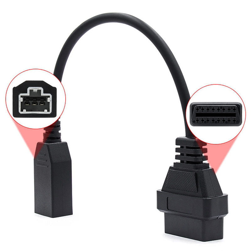 3pin OBD1 to OBD2 Diagnostic Service Tools Connector Adapter Cable Fit for Honda