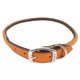 thumbnail image 1 of Collar para perro Coastal Circle T, piel curtida, roble, color canela, 1 x 30 cm, 1 of 7