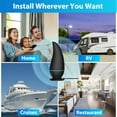 thumbnail image 4 of KOGYAS TV Antenna Signal Enhance with 300+ Miles Range Supports 1080p 4K for HDTV Cable, Smart HDTV, Older TVs, 18ft HDTV Cable for Free Channel, 4 of 6