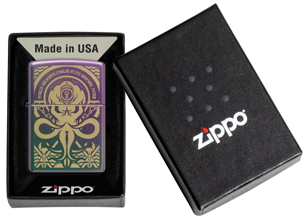 Zippo Evil Design Iridescent Pocket Lighter