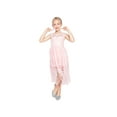 thumbnail image 1 of Robe Fille Rose Blush Flapper Vintage Années 1920 Dentelle à Pompons 10 Ans, 1 of 9