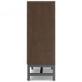 thumbnail image 4 of Simpli Home Banting SOLID HARDWOOD 36 inch Wide Modern Industrial Entryway Storage Cabinet in Walnut Brown, 4 of 14