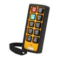 thumbnail image 1 of Hoist Crane Lift Controller, Hoist Controller Double Handle Waterproof Crane Remote Control 800MHz RF, Electronic Component Pushbutton Switches, 1 of 8