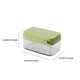 thumbnail image 2 of Bandeja de cubitos de hielo con tapa, capacidad de 28 cubos, máquina de hielo de plástico de fácil liberación para congelador, diseño resistente a derrames, sin BPA, caja de molde de hielo apilable, 2 of 7