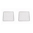 thumbnail image 4 of Soidarity Herramientas de malla para parrilla, accesorios resistentes de acero inoxidable para el hogar, accesorio para barbacoa, red para Cuadrado 2piezas, 4 of 6
