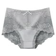 thumbnail image 2 of Bxsruta Women's Leak-Proof Lace Panties Mid Waist Breathable for Everyday Comfort and Sleep, 2 of 3