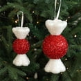 thumbnail image 5 of 1/6 piezas de piruleta navideña con colgante de bastón de caramelo, bola colgante para árbol de Navidad, adornos navideños para el hogar, regalo de Año Nuevo 2024, 5 of 5