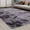 Dark Gray, variant on CAROMIO Plush Polyester Shag Area Rug 2'x 6' Fluffy Runner Rug Plush Decorative Runner Rug for Indoor Home Floor Carpet, Tie-dye Light Khaki