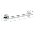 thumbnail image 3 of Delta Faucet 41818, 18-Inch Contemporary Grab Bar, Polished Chrome, 3 of 5