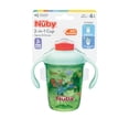 thumbnail image 5 of Nuby 2 Handle 8oz Multi-Function 2-in-1 Cup with Free Flow 360° Weighted Straw & Hard Spout, Dinosaurs, 5 of 8