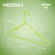 thumbnail image 4 of Ganchos para ropa de Niños Atmos Homeware color verde Paquete de 40, 4 of 5