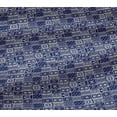 thumbnail image 4 of oneOone Cotton Jersey Indigo Blue Fabric Geometric African Dress Material Fabric Print Fabric By The Yard 58 Inch Wide, 4 of 4