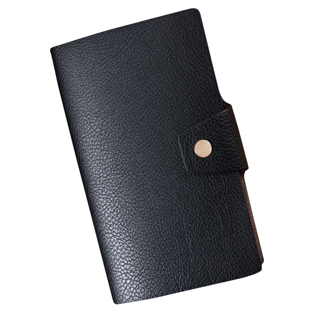 FOMIYES Professional Black Pocket Notebook with Lined Pages for Writing Journals and Plans