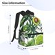 thumbnail image 2 of Disketp Watercolor Green Tropical Mochila Ligera Clásica con Múltiples Bolsillos, Mochila Casual para Hombre y Mujer, Ideal para Escuela, Trabajo y Viajes, 2 of 6