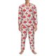 thumbnail image 3 of Balery Amanita Red Mushroom Pijama para Hombre de Dos Piezas con Manga Larga, Conjunto de Dormir y Descanso Suave con Bolsillos-Medium, 3 of 7