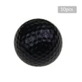 thumbnail image 2 of Eigraketly 10 piezas 1 juego de pelotas de golf pequeño entrenamiento accesorio de golf práctica pelota flotante para entrenadores practicantes Golf negro, 2 of 6