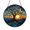 Acrylic 3.5 Inch, variant on Celestial Tree Night Sky Stained Glass Style Window Suncatcher Hanging, Starry Forest Fantasy Landscape Decorative Glass Panel Art Ornament for Nature Inspired Home Decor