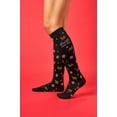 thumbnail image 3 of Nurse Mates Compression Socks 12-14 mmHg - Regular Calf Up to 17 Inch Color: Sleigh The Day, Size: One Size, 3 of 4