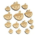 thumbnail image 1 of Kawaii Cute Bowl of Cereal Wood Mini Charms Shapes DIY Craft Jewelry - No Hole - 16mm (22pcs), 1 of 7
