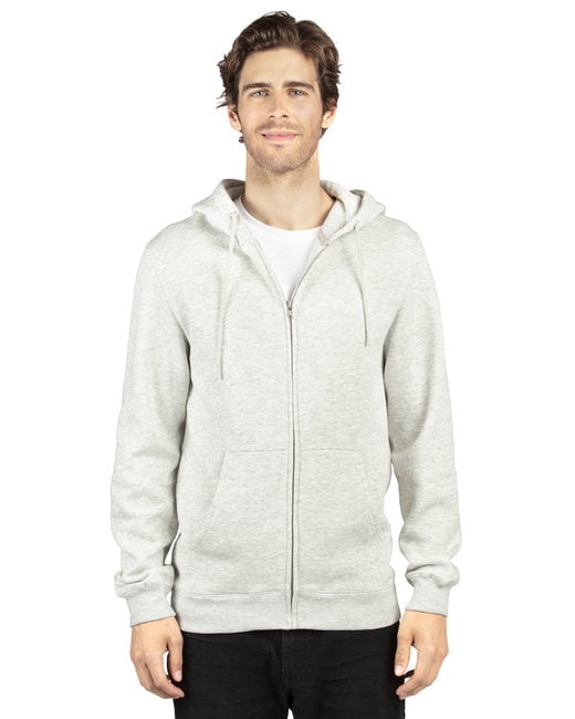 Unisex Ultimate Fleece Full-Zip Hooded Sweatshirt - OATMEAL HEATHER - M