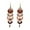 Dark Colorful, variant on Boho Long Teardrop Beaded Tassel Dangle Earrings for Women Gold-Toned Bohemian Crystal Beads Fringe Dangling Drop Statement Earrings Enamel Flower Link Piercing Fish Hook Native Tribal Ethnic Jewelry
