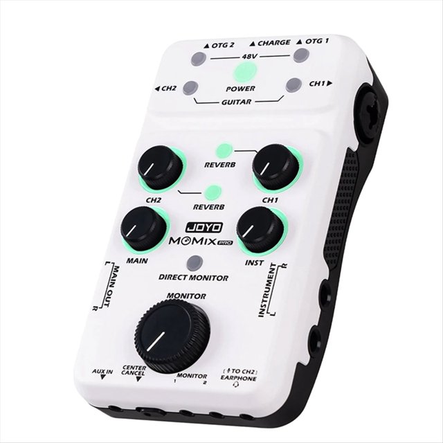 MOMIX Pro Tarjeta de Sonido USB Mezclador de Audio para Guitarra Micrófono Teclado Grabación Transmisión en Mezclador de Sincronización de Audio A Video