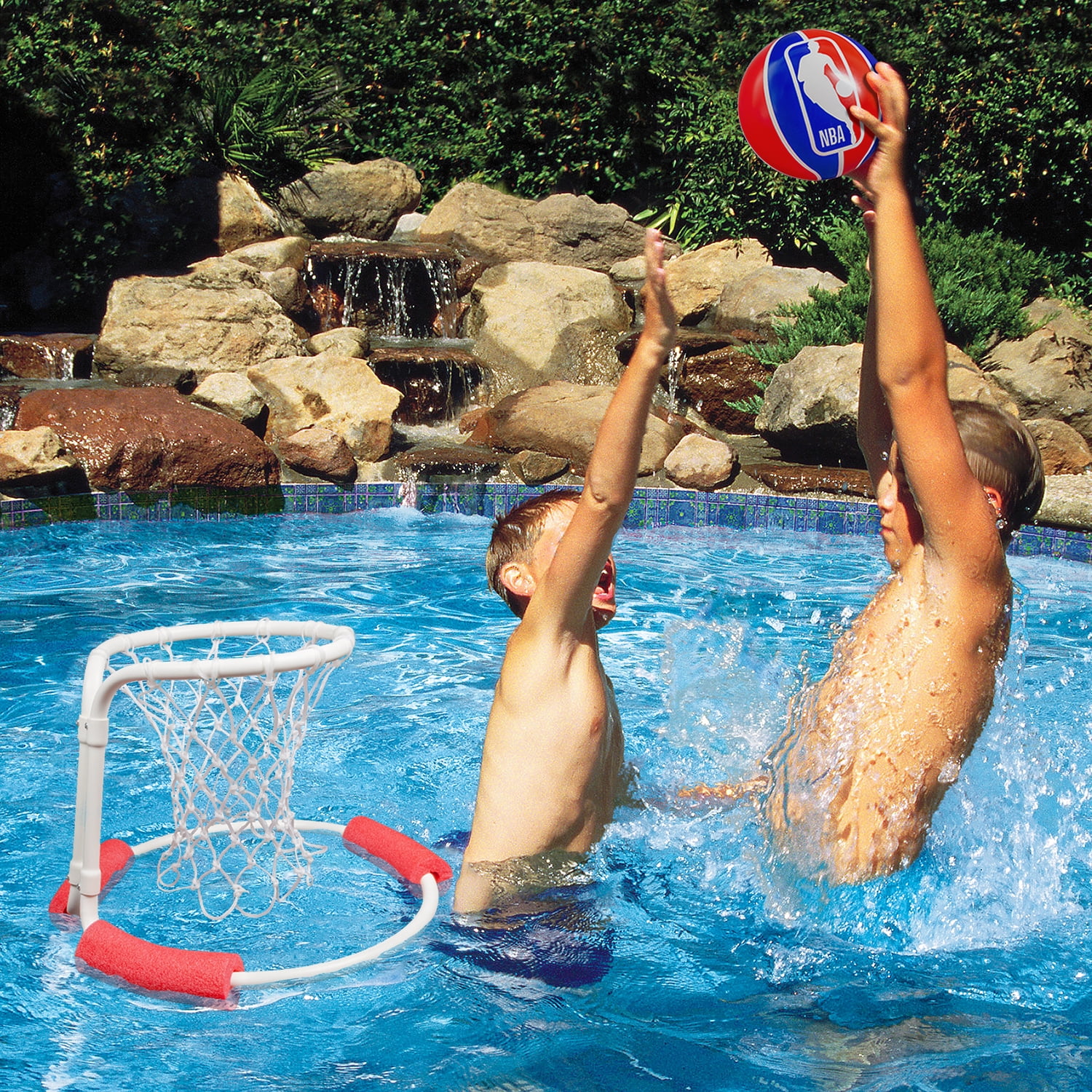 Poolmaster NBA Floating Water Basketball Game With Game Ball for In Ground and Above Ground Swimming Pools