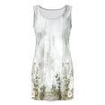 thumbnail image 4 of ClodeEU Women's Floral Print Sleeveless Blouse, Casual U Neck Tank Top for Summer F-Multicolor,Women's Plus XXXL, 4 of 7