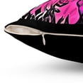 thumbnail image 6 of pink and black boho square pillow, decorative pillow, living room pillow, bedroom pillow, throw pillow, decorative pillows, accent pillow, 6 of 10