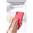 thumbnail image 6 of Kickstand Case Compatible with iPhone 13, Soft Silicone Protective Case Cover with 360°Rotatable Ring Holder (Rose, iPhone 13), 6 of 14