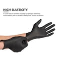 thumbnail image 2 of SOATUTO Disposable Gloves,Kitchen Gloves,All-Purpose Industrial Disposable Gloves Latex Free,Powder Free,For Food Handling,First Aid,Cleaning,Gardening,Crafting,100 Gloves Per Box(SANEK,Black-M), 2 of 7