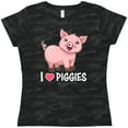 thumbnail image 3 of Inktastic I Love Piggies- cute pig Women's T-Shirt, 3 of 5