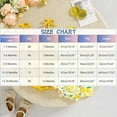thumbnail image 3 of THDHVS Baby Girl Outfits,Newborn Girl Clothes,Newborn Baby Girl Bodysuit Sleeveless Halter Frill Romper Ruffled Hem One-piece Jumpsuit Yellow 1-3 Months, 3 of 7